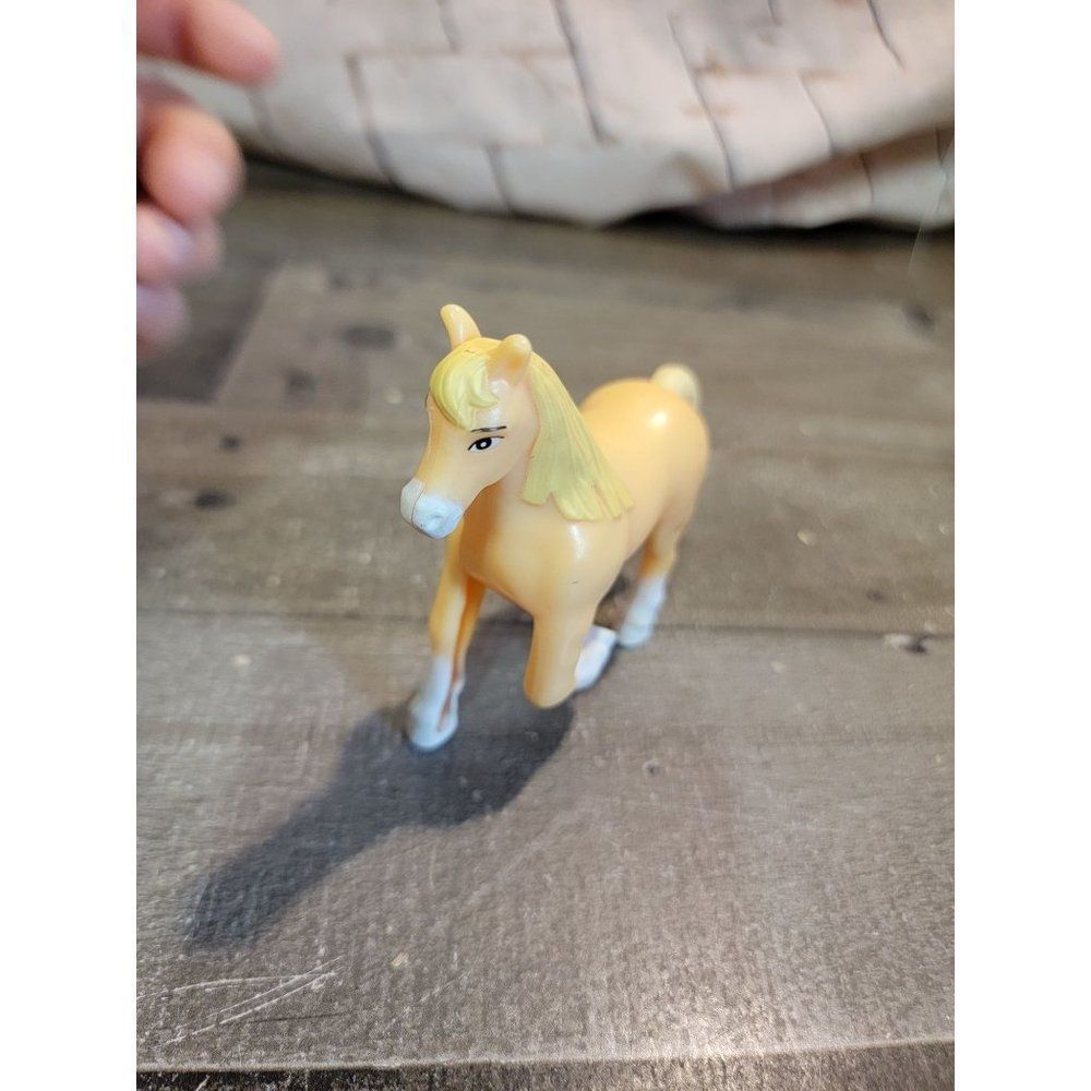 McDonalds 2020 Spirit yellow horse toy figure